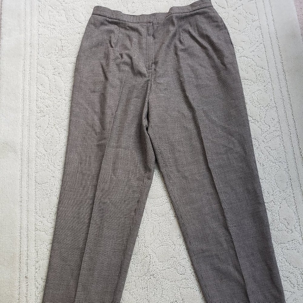 Jones New York Houndstooth Trousers Sz16